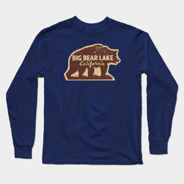 Big Bear Lake Long Sleeve T-Shirt by Midcenturydave